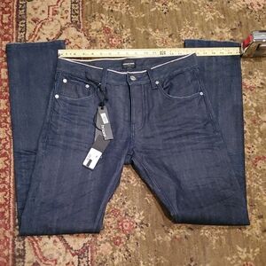Earnest Sewn Blue Slim Straight Jeans-Bryant Slouchy Slim Jeans-30x33